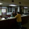 Pictured James Lainhart and Donnie Barger at Maroon Lanes on the last day of business.