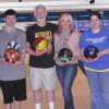 John Hickam, Steve Woltering, Narita Rose, Miranda Reffitt  (City Tournament Team Event 1st Place)